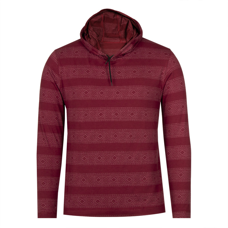 خرید و قیمت هودی مردانه آریان نخ باف مدل 1730 رنگ قرمز