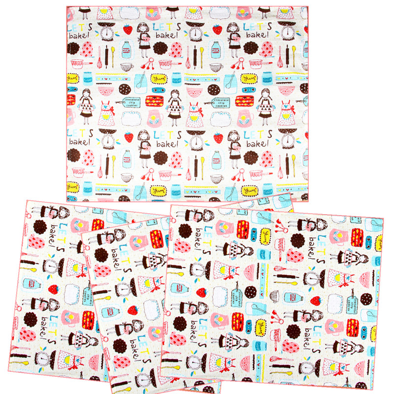 دستمال آشپزخانه شیکدو مدل NPK01 بسته 4 عددی