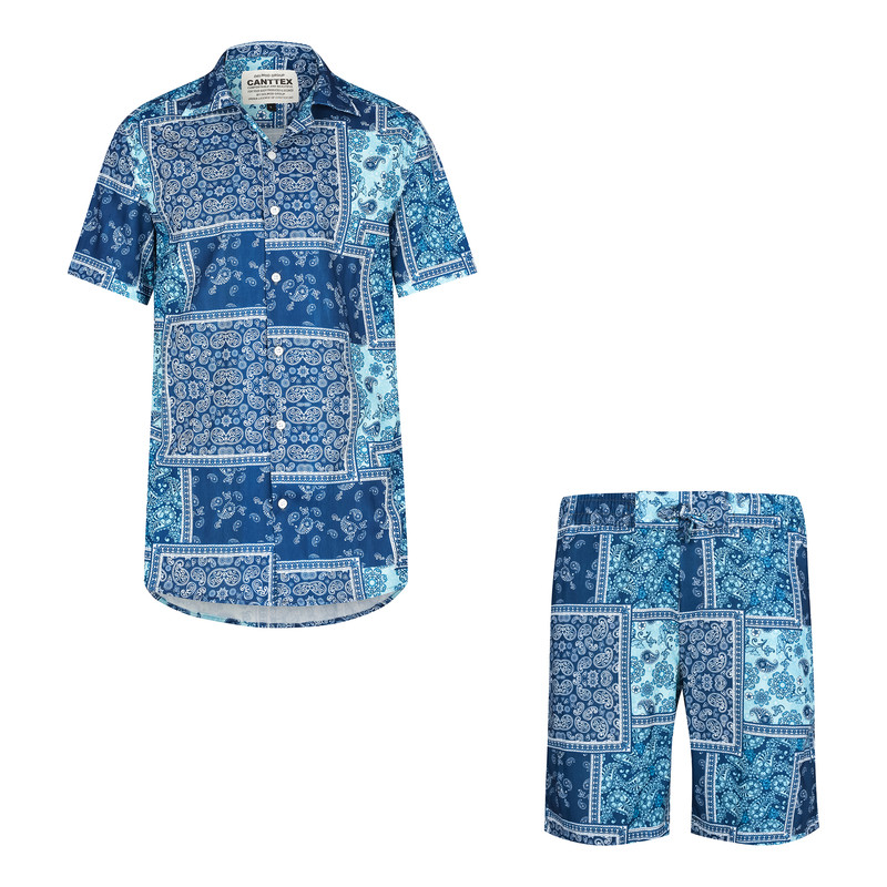 خرید و قیمت ست پیراهن و شلوارک مردانه کانتکس مدل 11