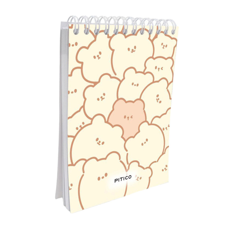 دفترچه یادداشت 70 برگ پیتیکو مدل خرس کد 01