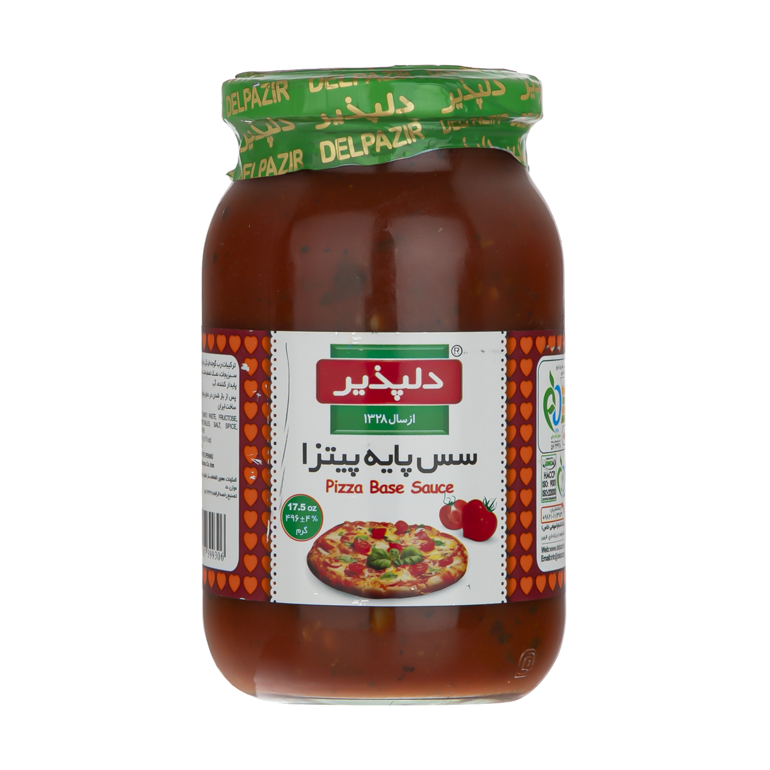 سس پایه پیتزا دلپذیر - 496 گرم