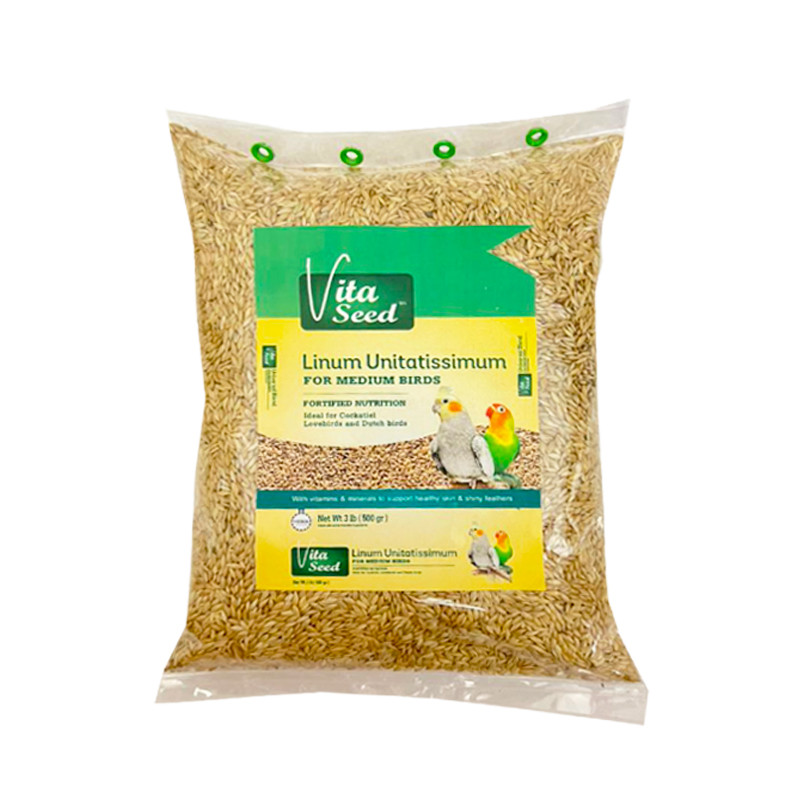 خرید و قیمت غذای پرندگان ویتاسید مدل تخم کتان وزن 2500 گرم