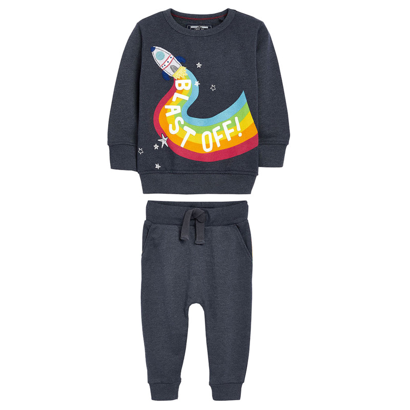 ست سویشرت و شلوار پسرانه نکست مدل PF/07010