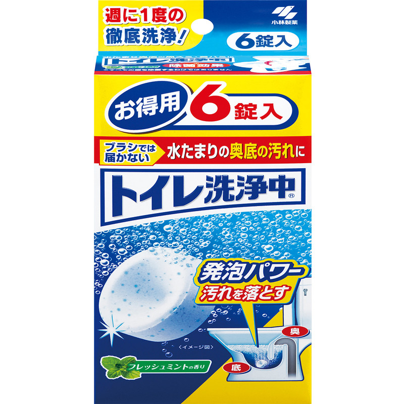 قرص جرمگیر توالت فرنگی کوبایاشی سری سنجوچو مدل Kob 2079 بسته 6 عددی