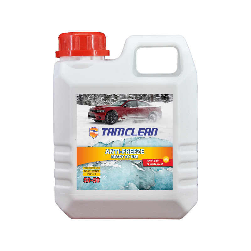 خرید و قیمت ضدیخ آماده به مصرف تام کلین مدل TC-AE1000N02 حجم 1000 میلی لیتر