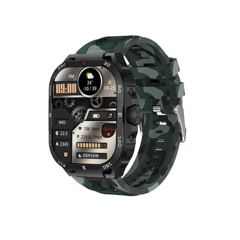 ساعت هوشمند تی سی اچ مدل Z10 Ultra، مناسب برای ورزش، روزمره، دارای قابلیتهای صفحه نمایش رنگی و لمسی، کنترل موسیقی، قابلیت مکالمه از طریق بلوتوث، بند سیلیکونی