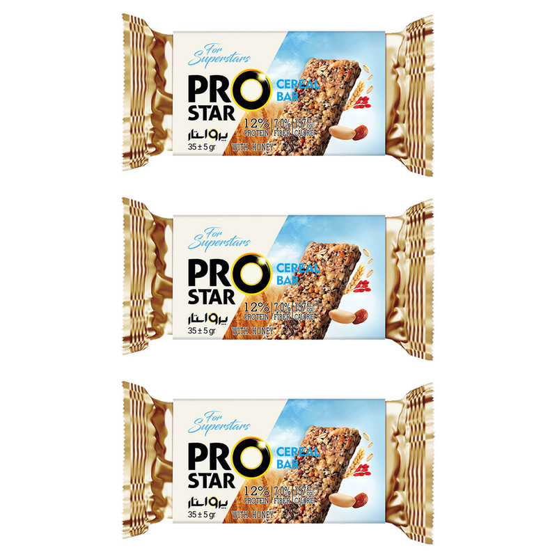 سریال بار پرواستار - 35 گرم بسته 3 عددی