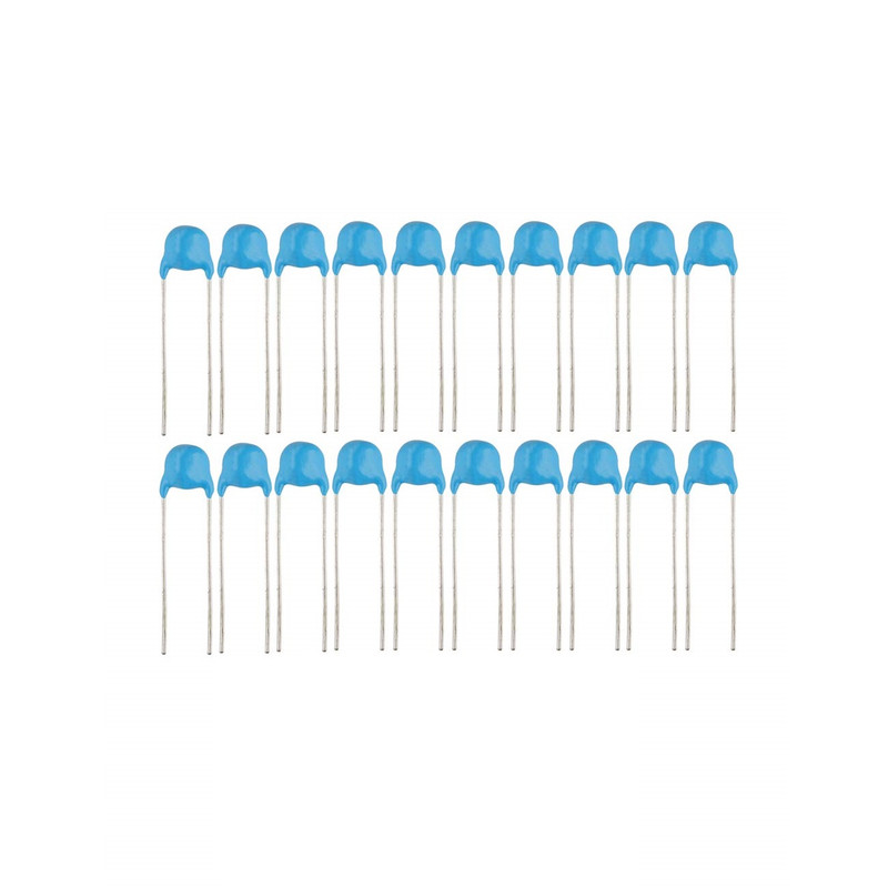 خازن سرامیکی 470 پیکو فاراد 20 کیلو ولت مدل 470PF بسته 20 عددی