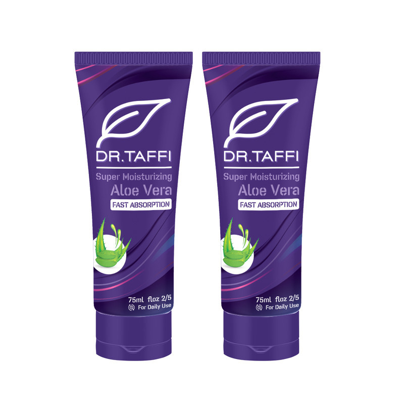 کرم آبرسان دکتر تافی مدل آلوئه ورا حجم 75 میلی لیتر بسته 2 عددی