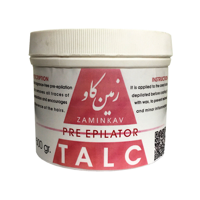 پودر تالک خالص مدل زمین کاو وزن 500 گرم