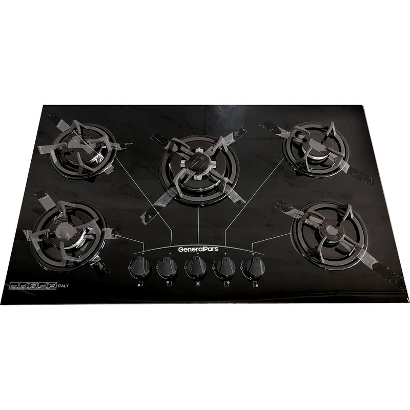 اجاق گاز صفحه ای جنرال پارس مدل Pars Glass 5F