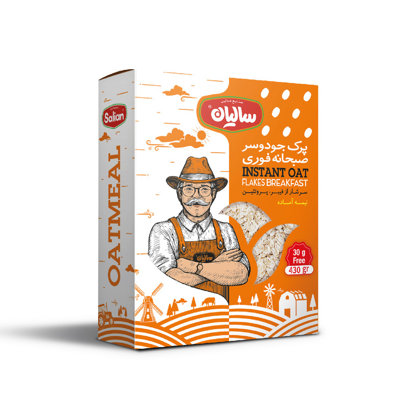 جو دوسر پرک صبحانه صنایع غذایی سالیان - 430 گرم