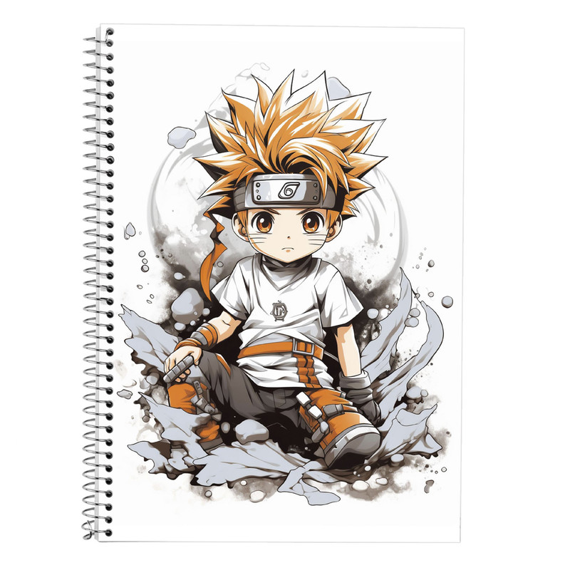 دفتر زبان 50 برگ مدوپد مدل Naroto کد DF11181