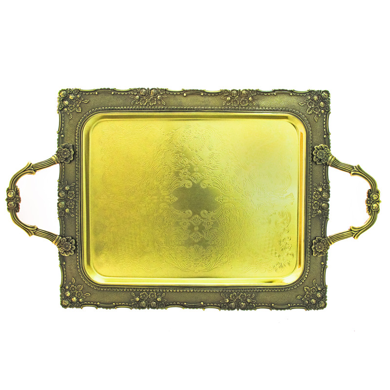 سینی مدل مستطیل پایه دار