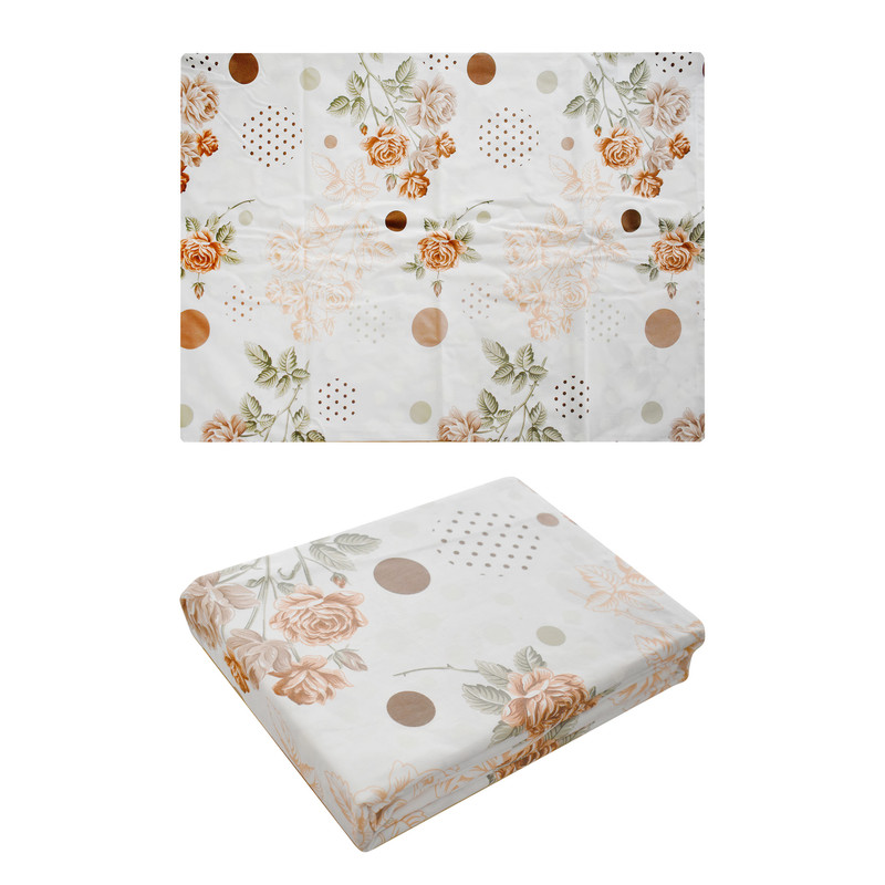 خرید و قیمت سرویس ملحفه ازدیلک مدل Bej یک نفره دو تکه