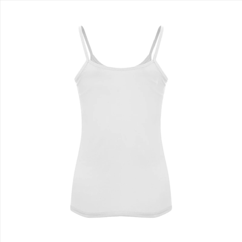تاپ زنانه مدل بندی زیر کتی رنگ سفید