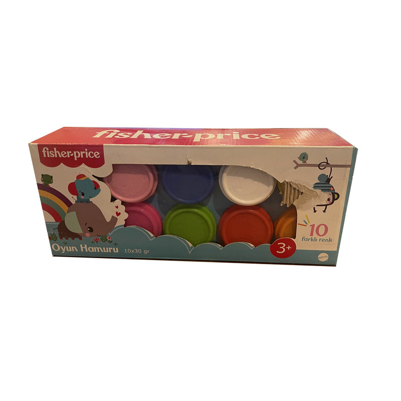 خمیر بازی فیشر پرایس مدل Oyun Hamuru کد HHJ39 مجموعه 10 عددی