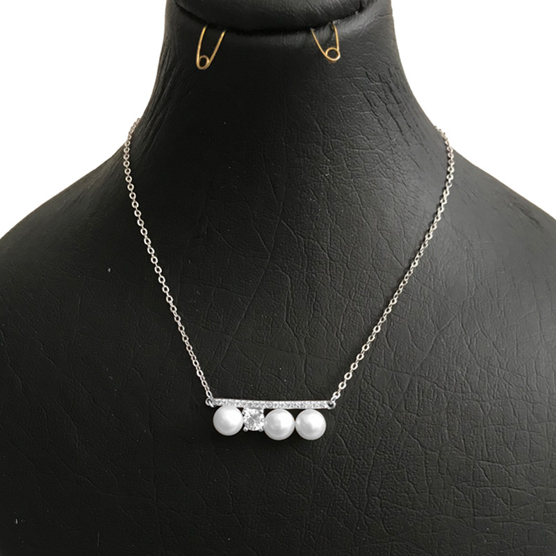 گردنبند نقره روزینی مدل N98