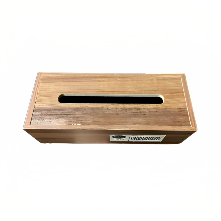 خرید و قیمت جعبه دستمال کاغذی رایکا مدل چوبی