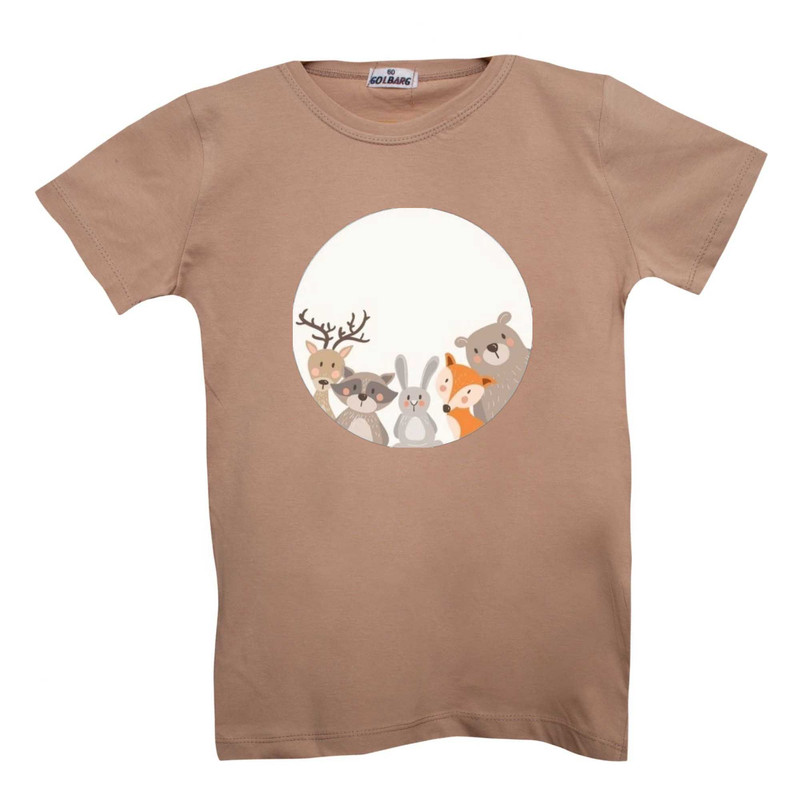 تی شرت آستین کوتاه بچگانه مدل دوستان بامزه کد1