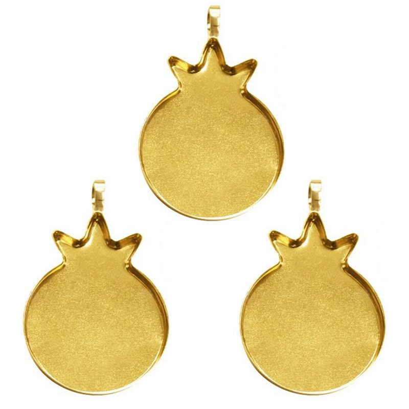 قالب رزین اپوکسی مدل انار کفه دار کد GBN27 مجموعه 3 عددی