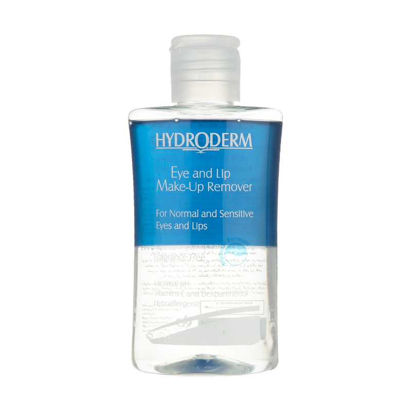 خرید و قیمت محلول پاک کننده آرایش چشم و لب دوفاز هیدرودرم مدل 01 مناسب پوست های معولی و حساس حجم 115 میلی لیتر