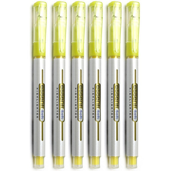 ماژیک علامت گذار مونامی مدل Essenti Soft - بسته 6 عددی