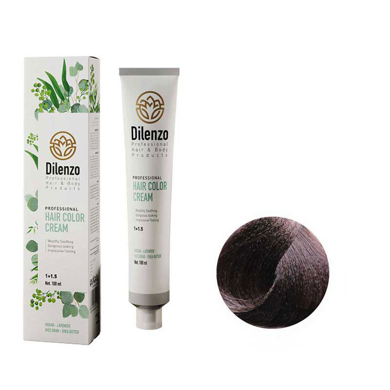 خرید و قیمت رنگ مو دیلنزو شماره 5CO حجم 100 میلی لیتر رنگ قهوه ای کاکائویی روشن