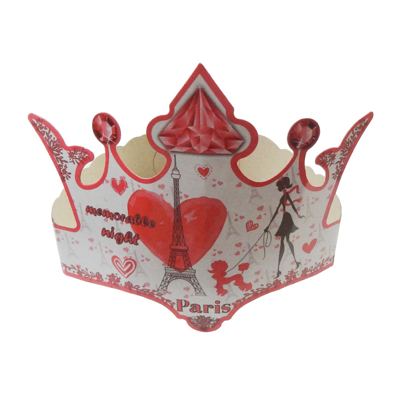 تاج تولد طرح پاریس بسته 6 عددی