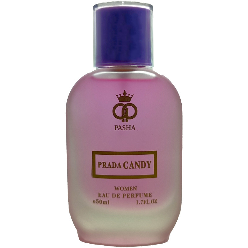 ادوپرفیوم زنانه پاشا مدل پرادا کندی حجم 50 میلیلیتر