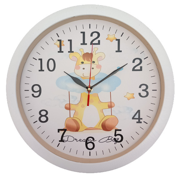 ساعت دیواری کودک مدل ساعت دیواری کودک مدل زرافه کد 40309017