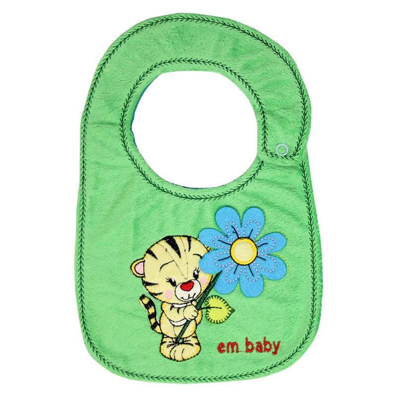 پیش بند نوزادی طرح گربه مدل A024