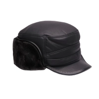 کلاه کپ مردانه طرح روس نقابدار مدل داخل خز LUXE