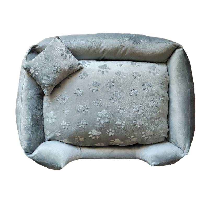 جای خواب سگ و گربه مدل ردپا s به همراه بالش