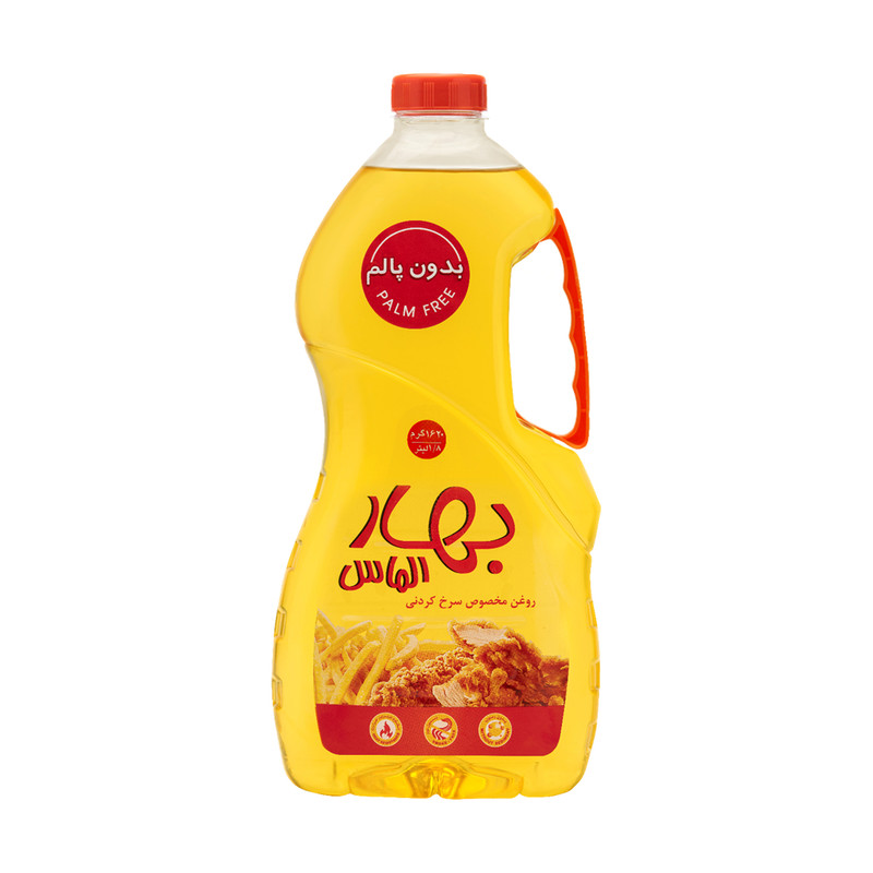 خرید و قیمت روغن مخصوص سرخ کردنی بهار الماس - 1.8 لیتر