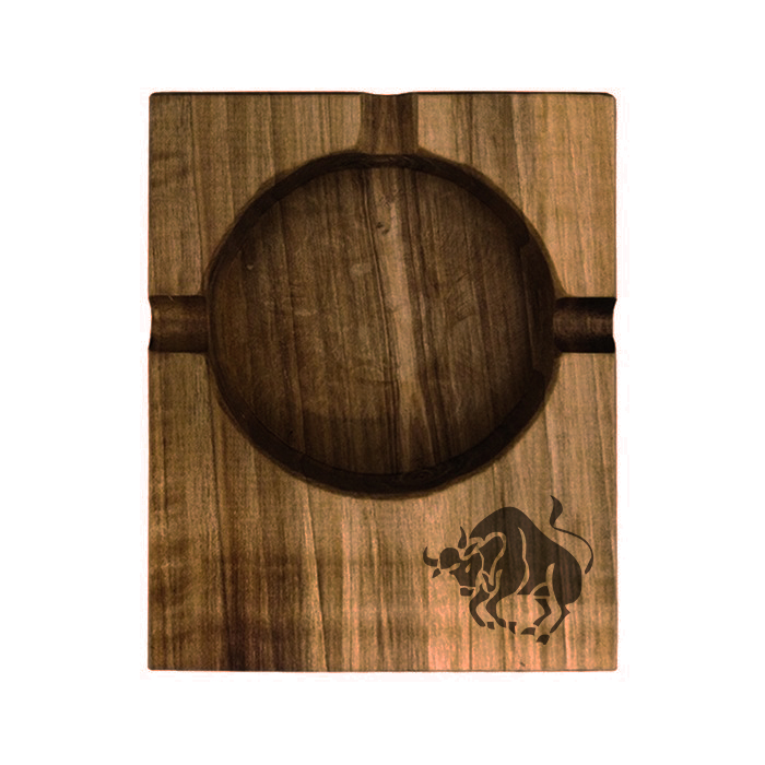 زیرسیگاری چوبی مدل ماه اردیبهشت