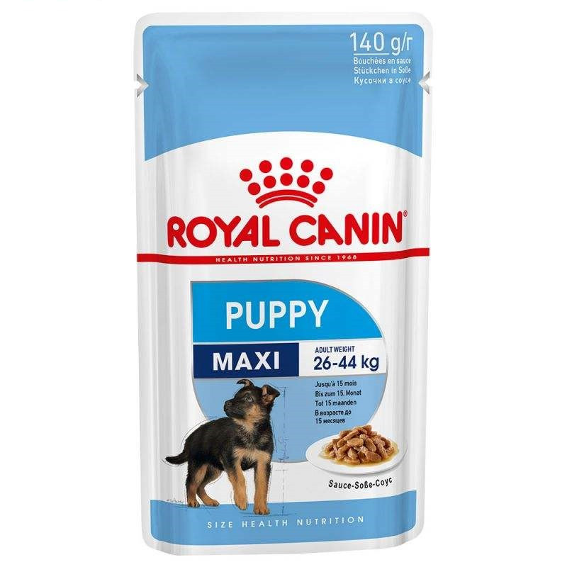 خرید و قیمت پوچ سگ رویال کنین مدل Puppy Maxi وزن 140 گرم
