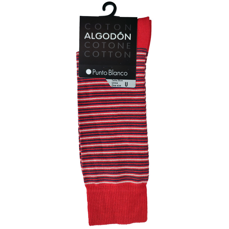 خرید و قیمت جوراب مردانه پونتو بلانکو مدل کتان آلگادون طرح دار 599-10-74721