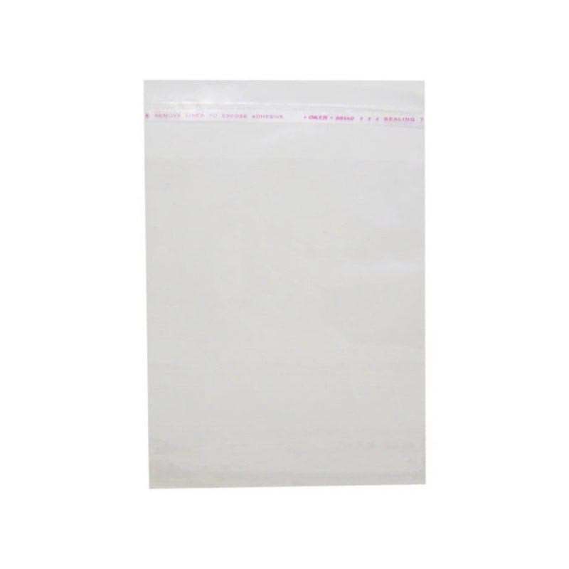 سلفون بسته بندی مدل لبه چسب دار 30*40 بسته 300 عددي