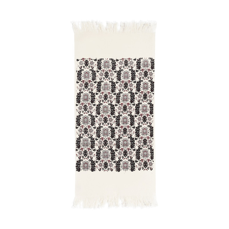 رومیزی چاپ دستی گدار مدل گلستان