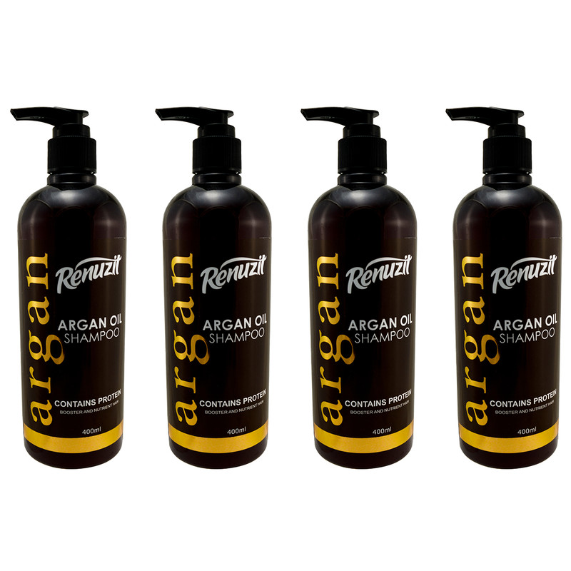 شامپو مو رینو زیت مدل ARGAN OIL حجم 400 میلی لیتر مجموعه 4 عددی