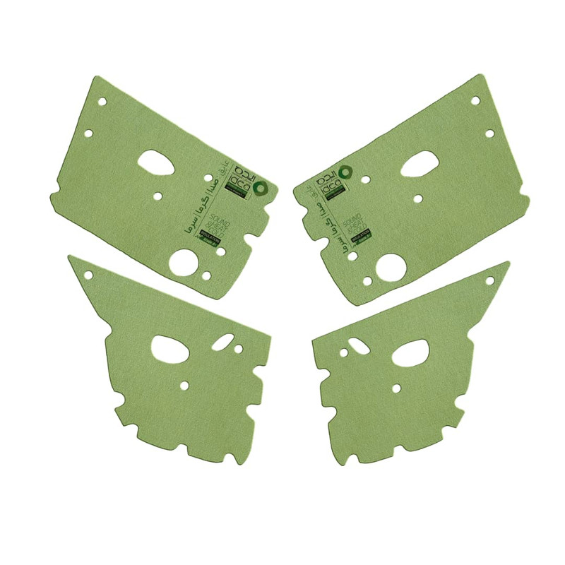 عایق درب خودرو ایده پارت نیکان مدل MC980 مناسب برای سمند مجموعه 4 عددی