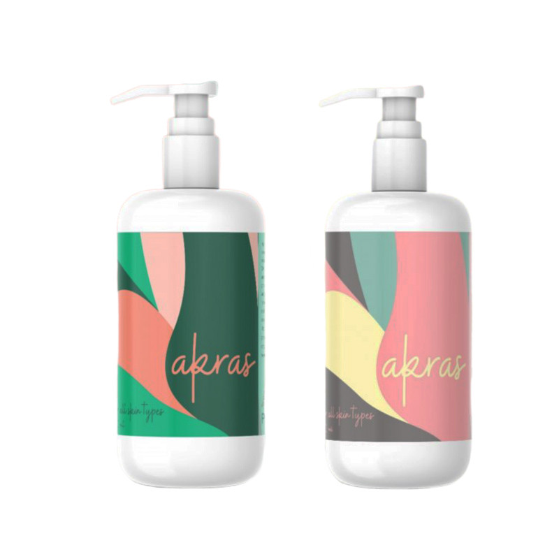 کرم مرطوب کننده و آبرسان آکراس مدل آلوئه ورا و بلوبری حجم 250 میلی لیتر مجموعه دو عددی