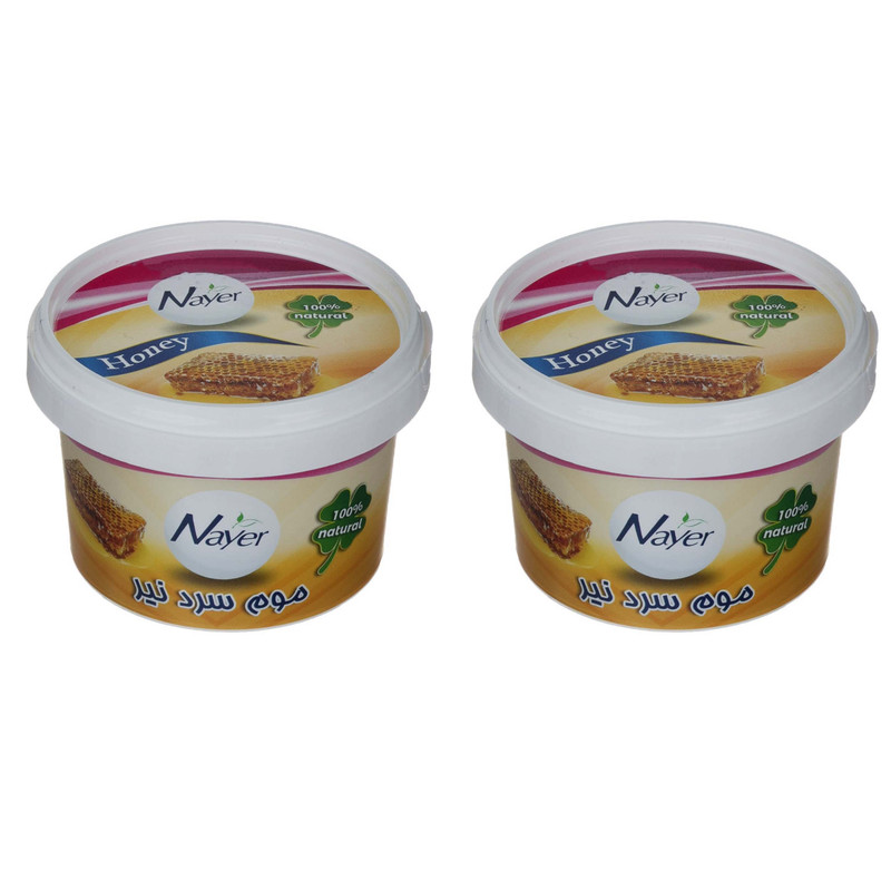 خرید و قیمت موم موبر نیر مدل HONEY وزن 300 گرم مجموعه 2 عددی