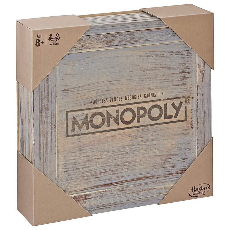بازی فکری هاسبرو مدل مونوپولی طرح چوبی کد C2320