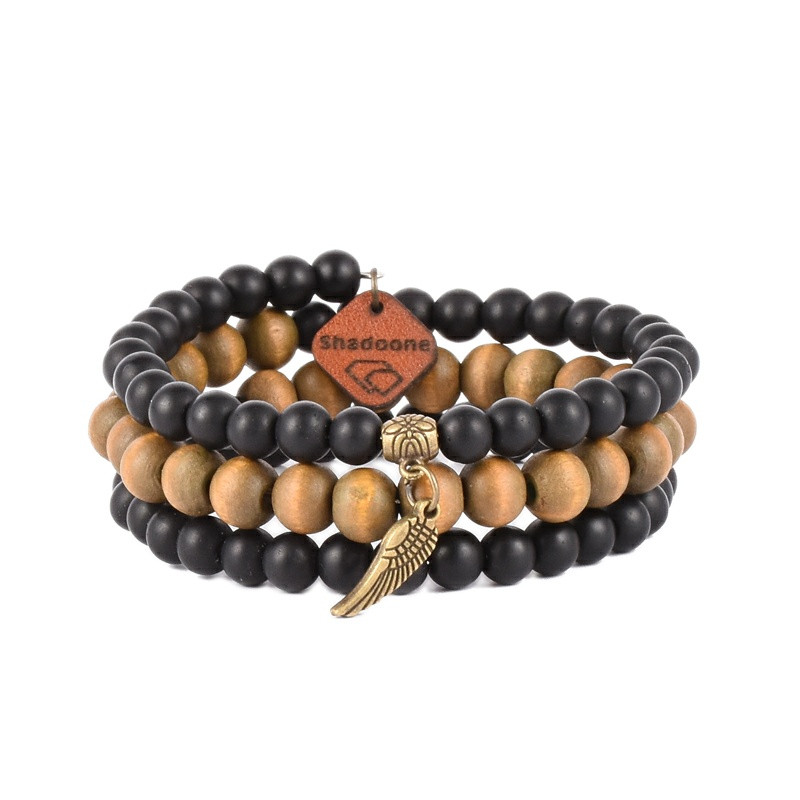 خرید و قیمت دستبند مردانه گالری شادونه مدل Sh-3r-60wo