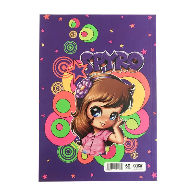 دفتر مشق 50 برگ آزاده مدل AE021