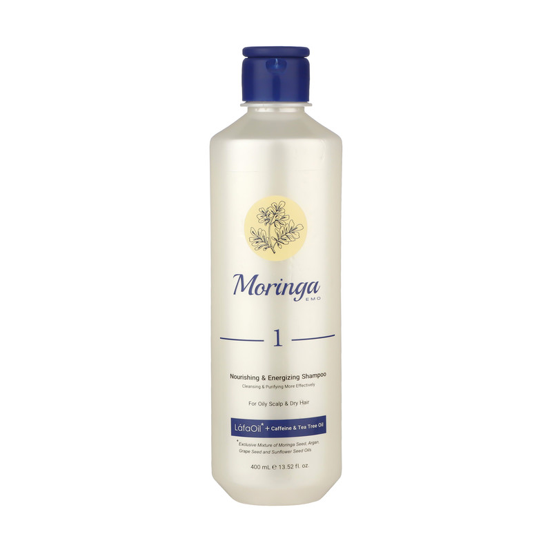 خرید و قیمت شامپو مغذی و انرژیبخش مو مورینگا اِمو مدل 1 حجم 200 میلی لیتر
