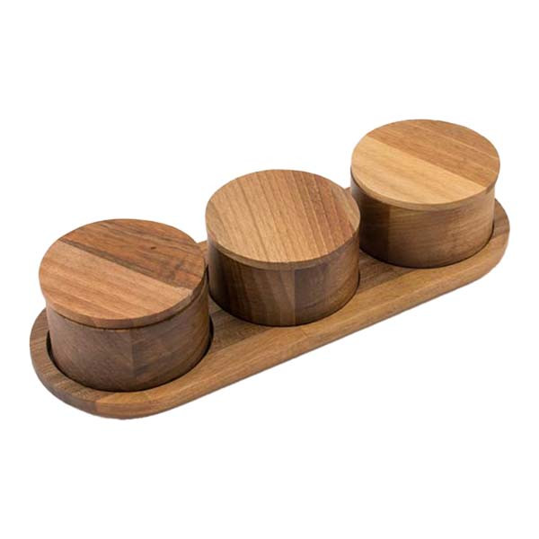 خرید و قیمت جا ادویه 4 پارچه آما هوم مدل 300