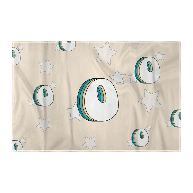 کاغذ کادو ترمه طراحان ایده مدل حرف O رترو کد cfp2939